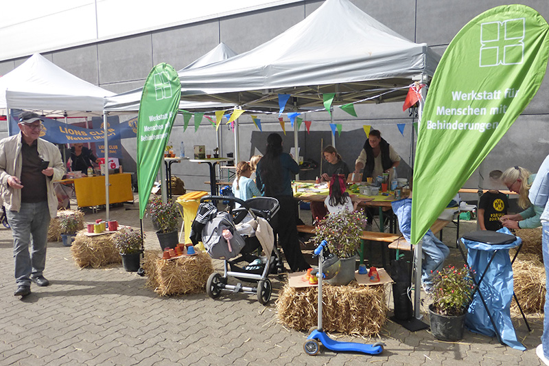Präsent beim Umweltmarkt und Weltkindertag 